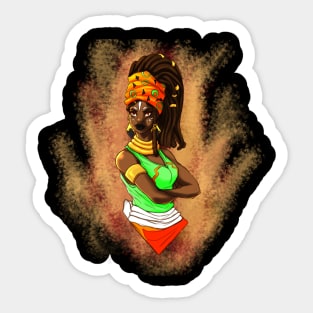 African Queen Sticker